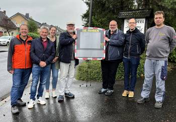 Habitants de Gerolstein satisfaits de l'installation d'un radar pédagogique.